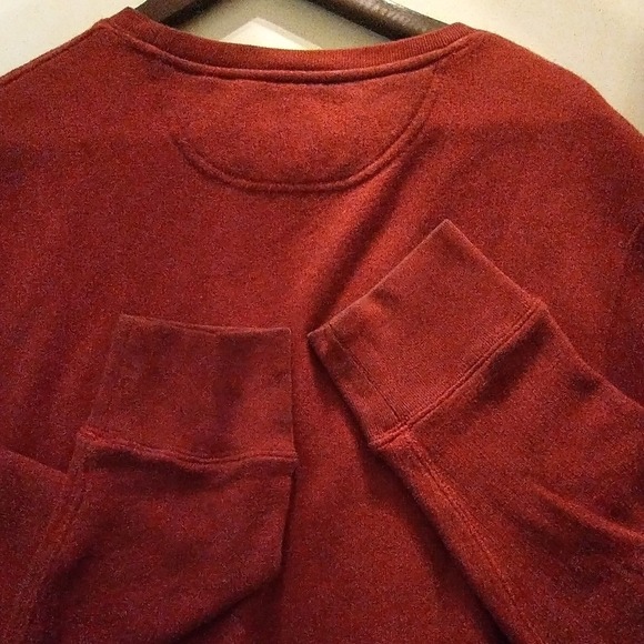Buffalo David Bitton-crew neck pullover sweatshirt size xl burgundy color - Picture 7 of 11